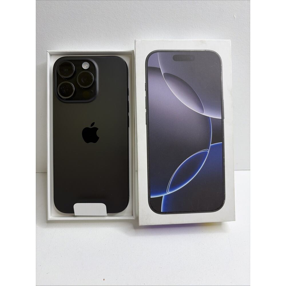 Apple iPhone 16 Pro A3083 256GB | Black Titanium | AT&T ONLY NEW OPEN BOX